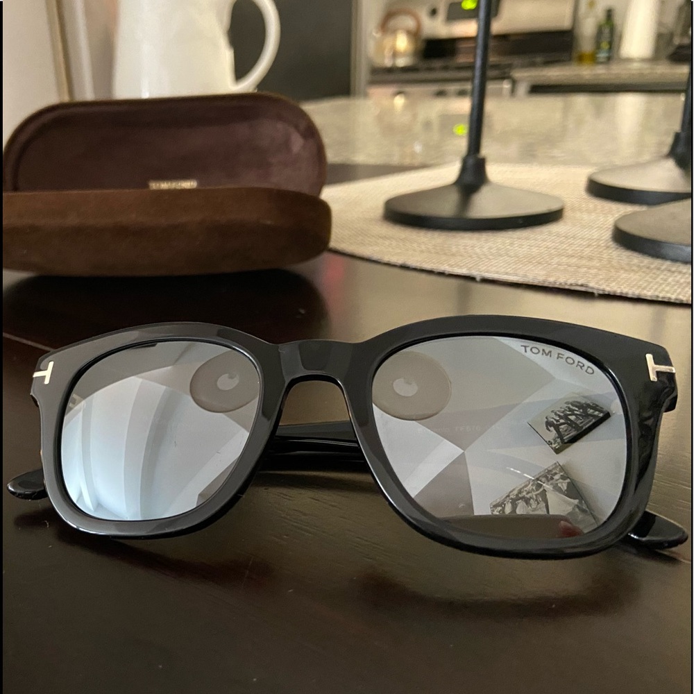 Tom Ford Eugino black square Sunglasses 50 mm